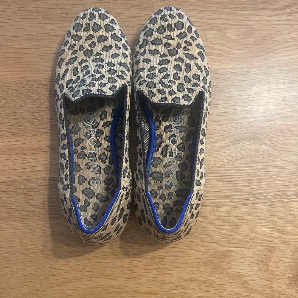 Rothy’s leopard loafers